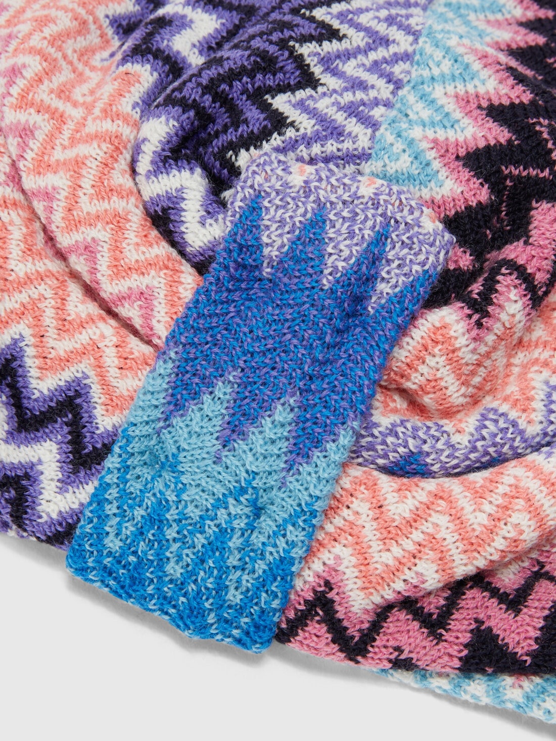Zigzag wool blend turban - 2