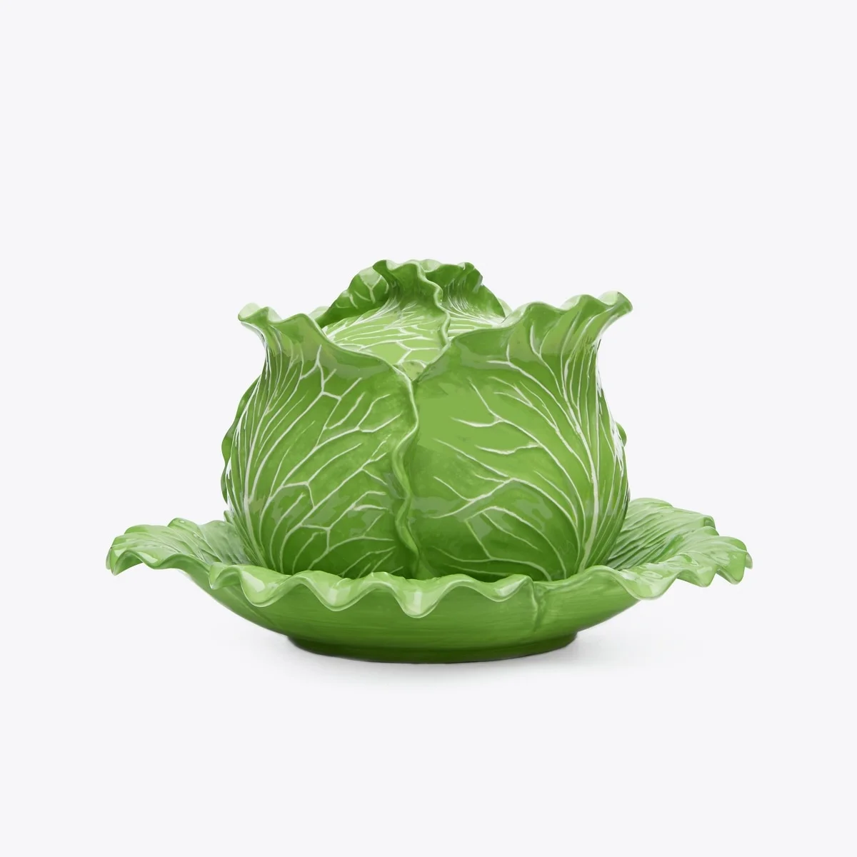 Lettuce Ware Covered Tureen - 1