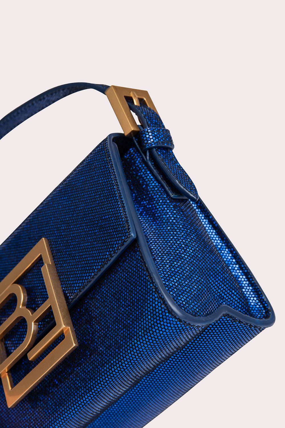 Fran Blue Disco Dot Leather - 4