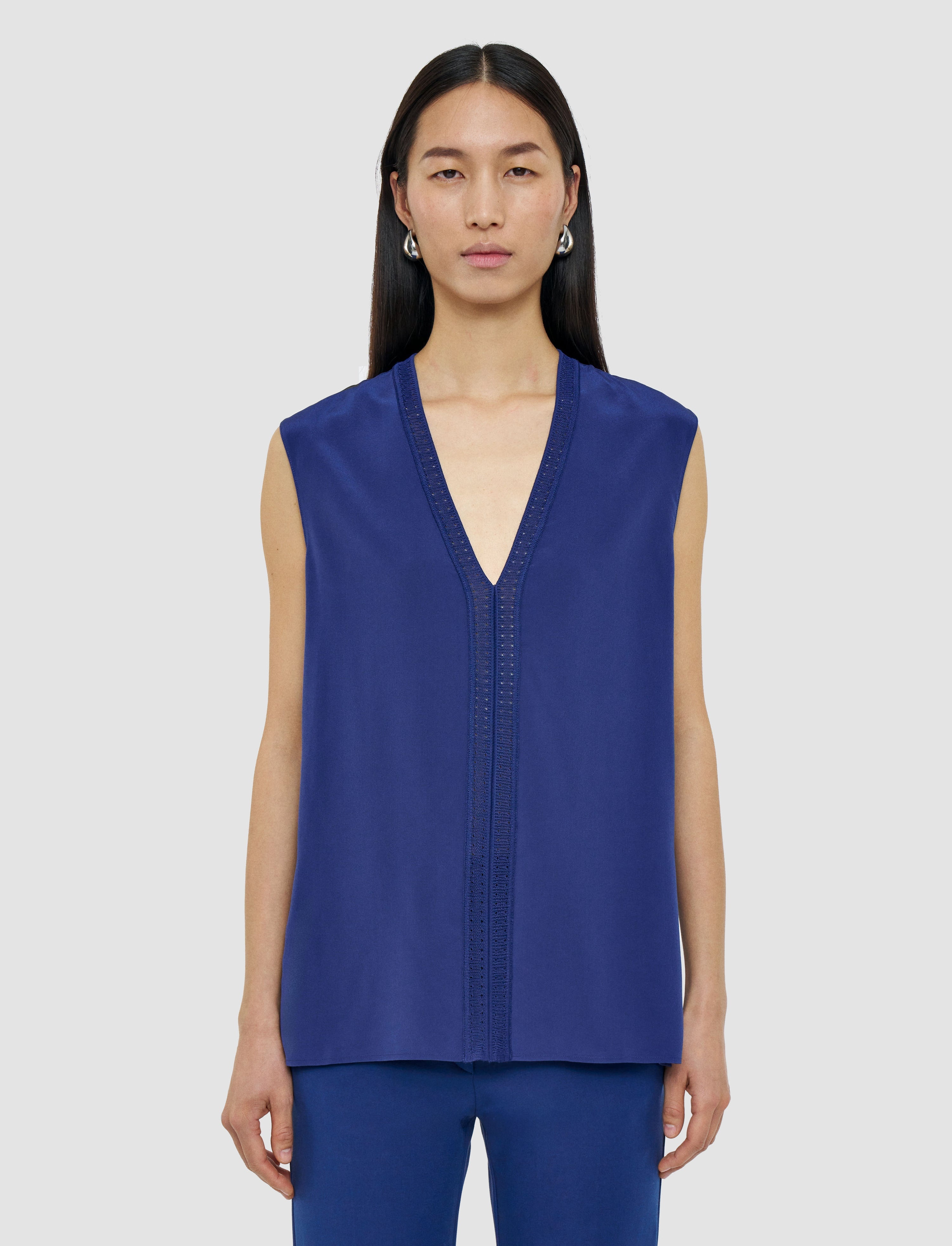 Louis Crepe de Soie Silk Blouse - 3