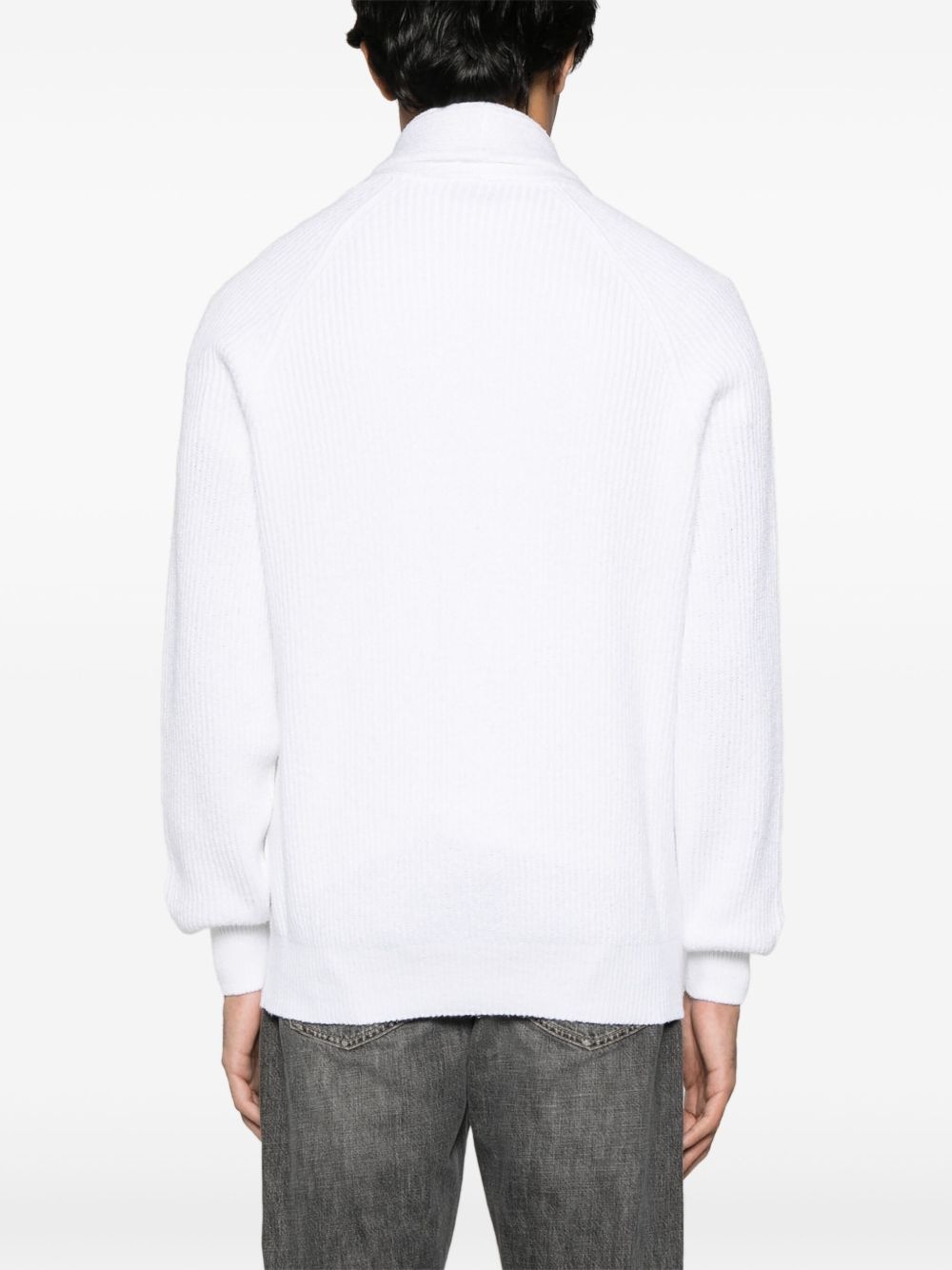 ribbed cardigan - 4