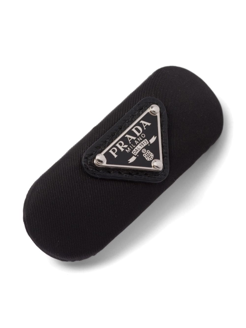 enamel-logo hair clip - 2
