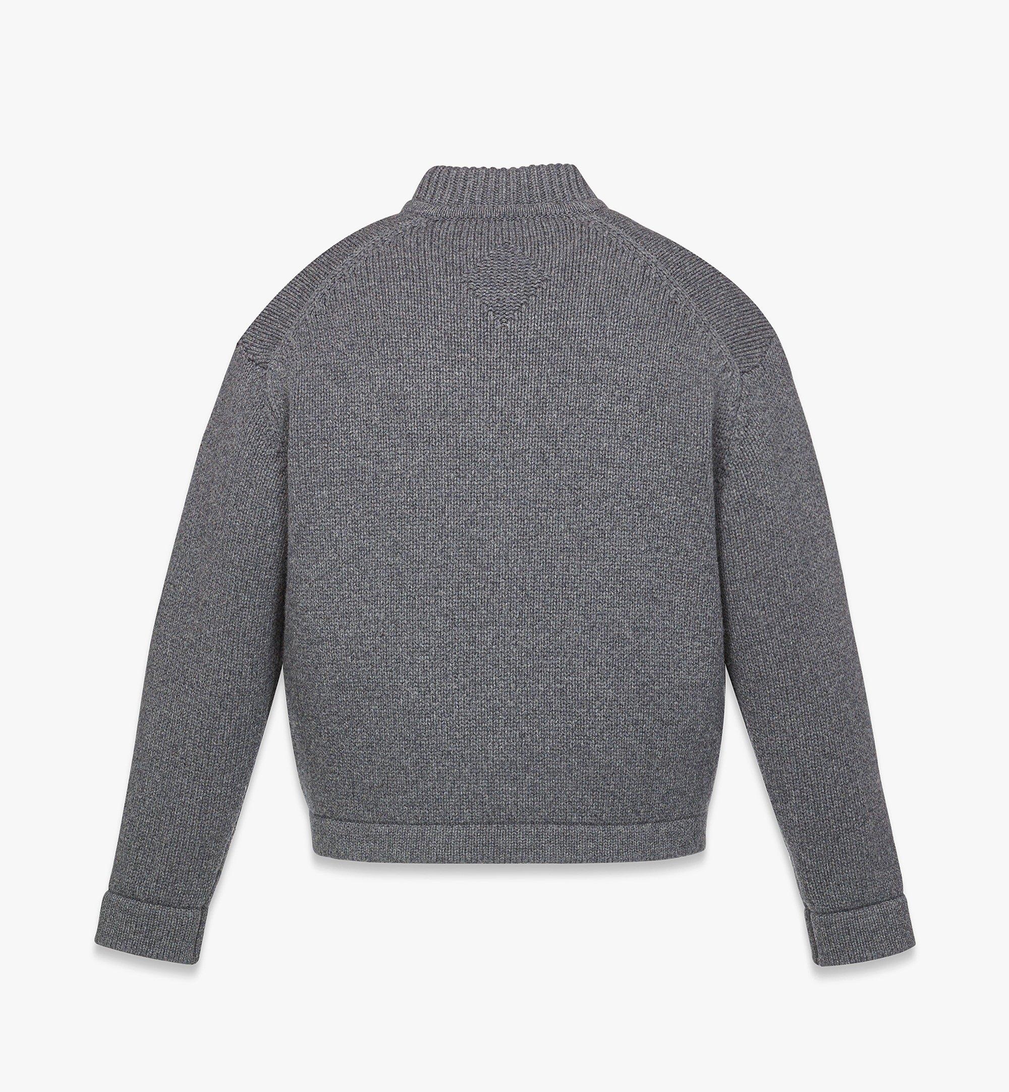 Zip Cardigan in Wool and Recycled Cashmere - 3