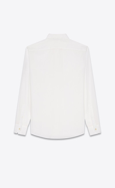 SAINT LAURENT shirt in striated cotton outlook