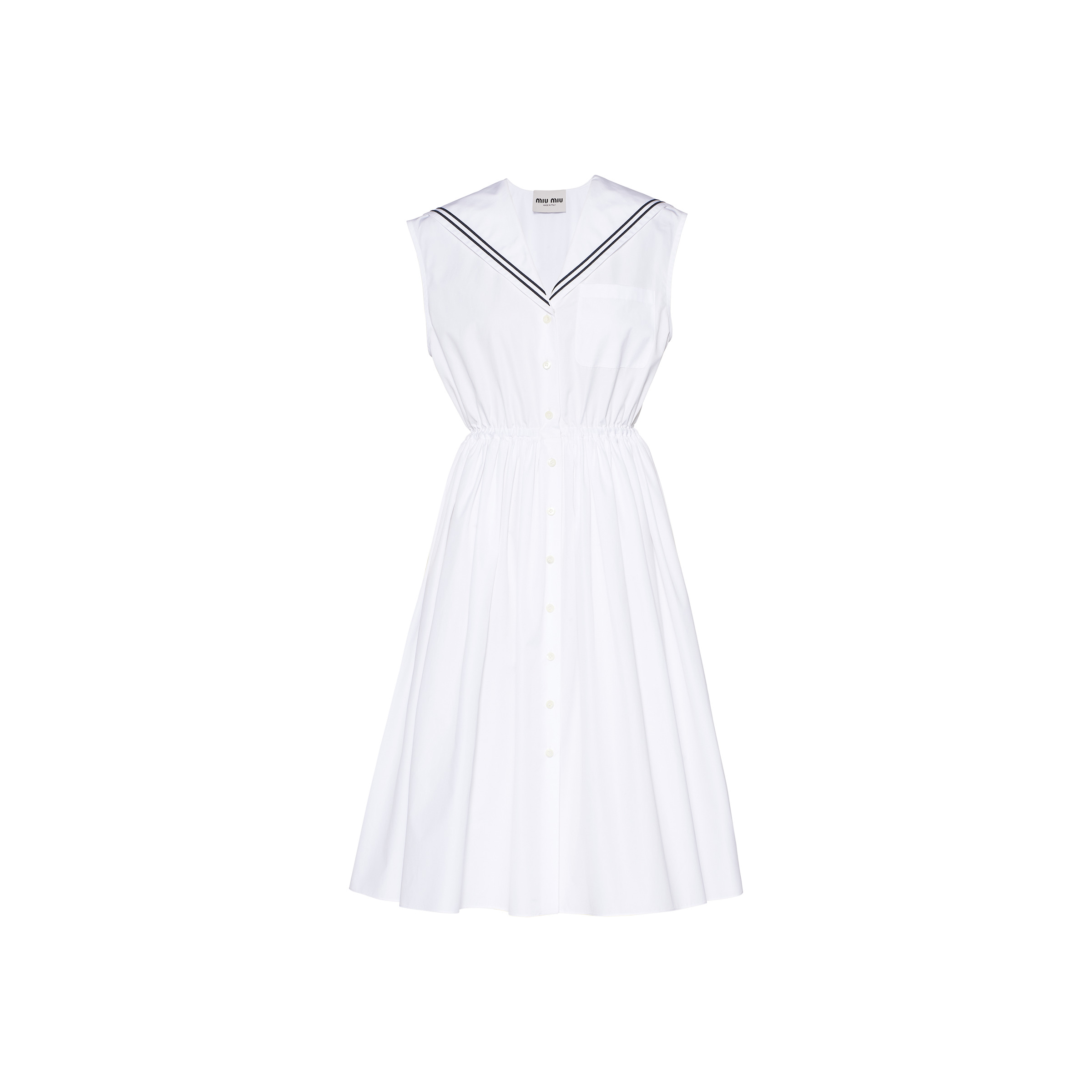 Sailor poplin dress - 1