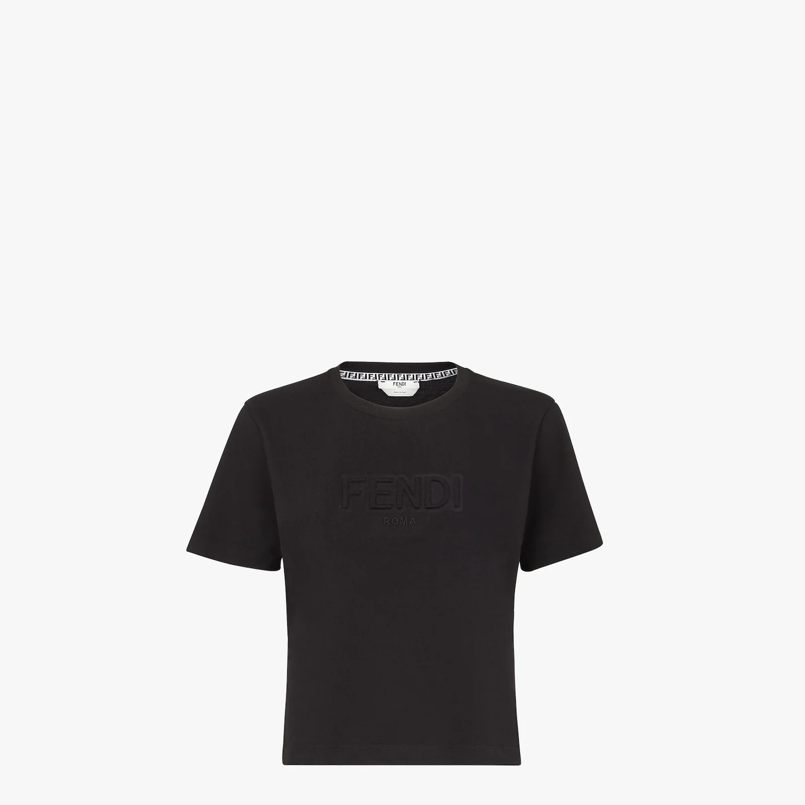 Black jersey T-shirt - 1
