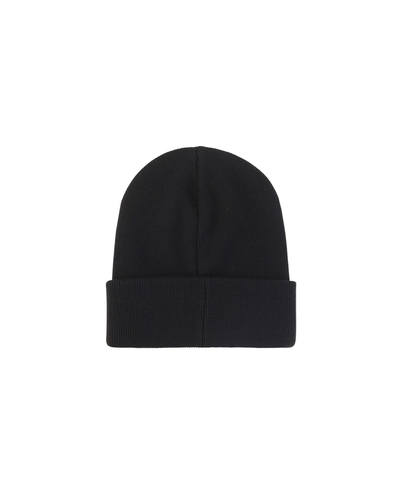 Logo Embroidered Knit Beanie - 2