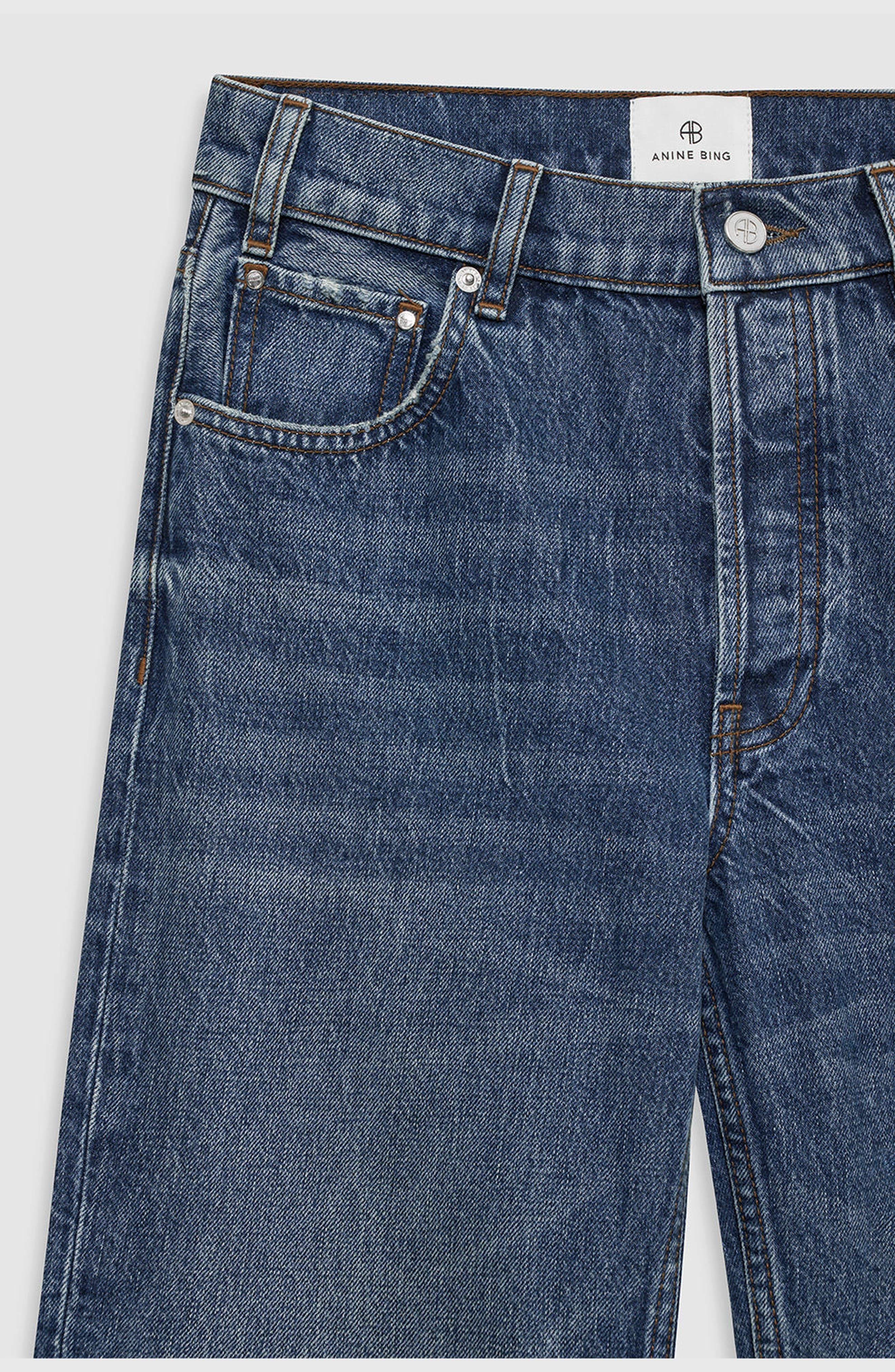 ANINE BING Gavin Jean in Ultramarine Indigo at Nordstrom - 4