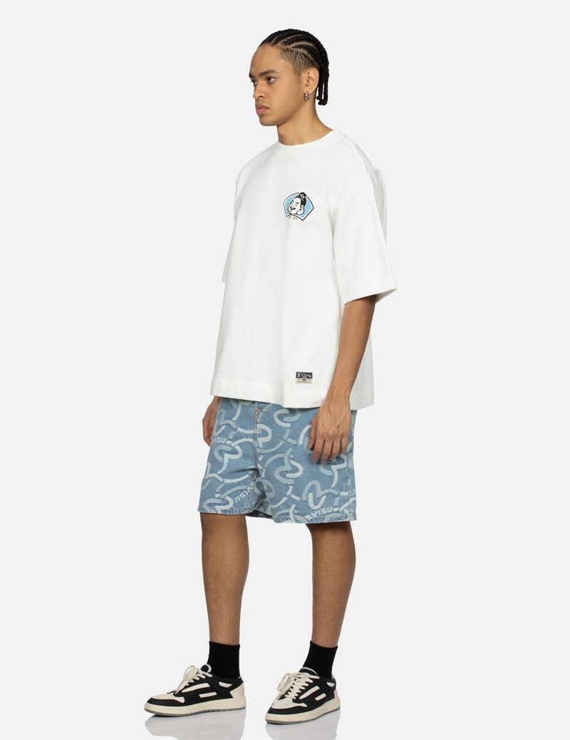 ALLOVER SEAGULL JACQUARD OVERSIZED SHORTS 4