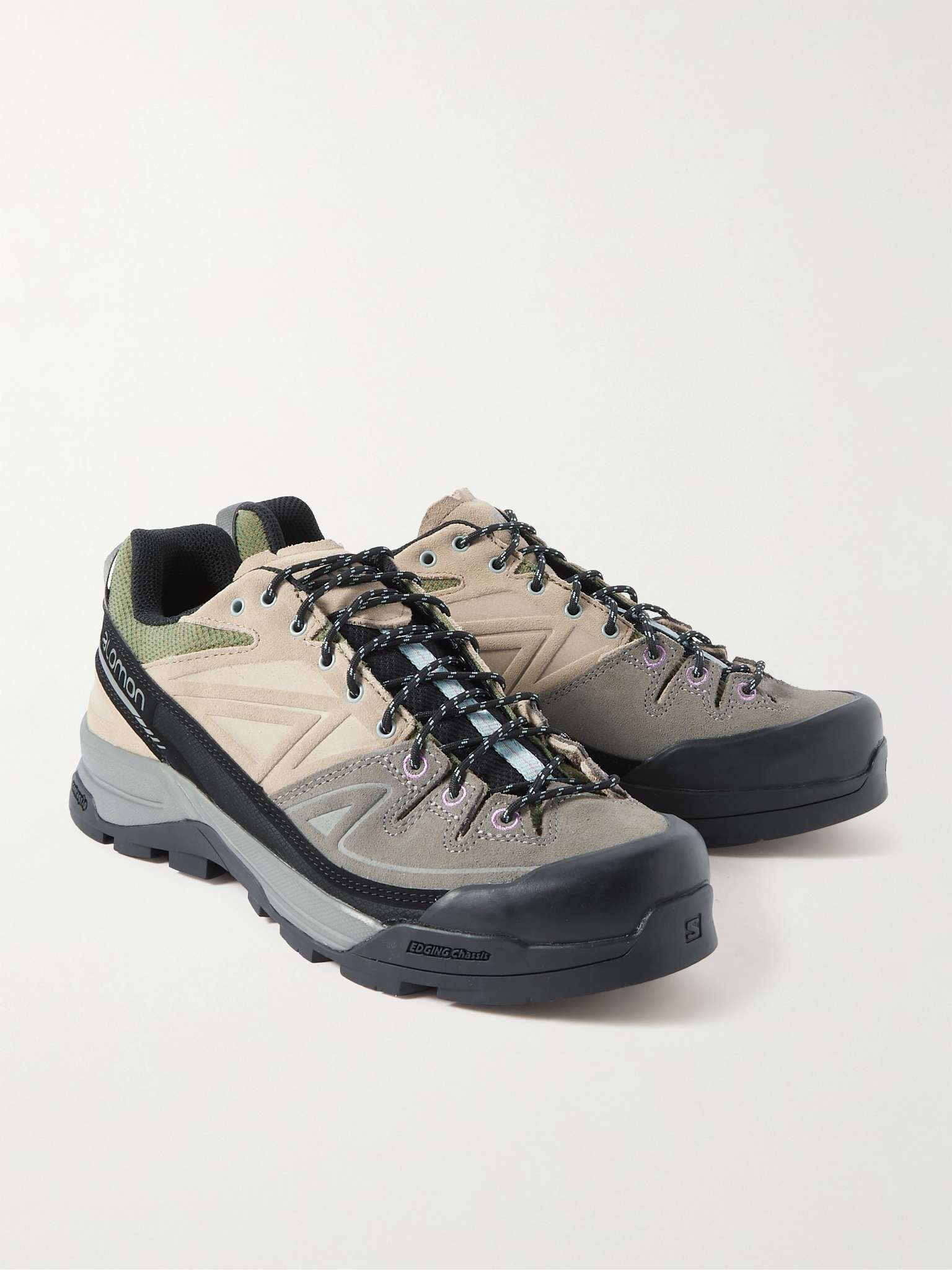 SALOMON X-ALP LTR Mesh and Suede Sneakers | mrporter