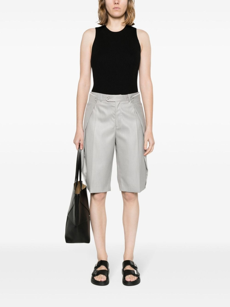 Vince crew-neck ribbed tank top outlook