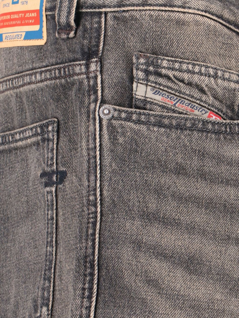 bootcut faded jeans - 3