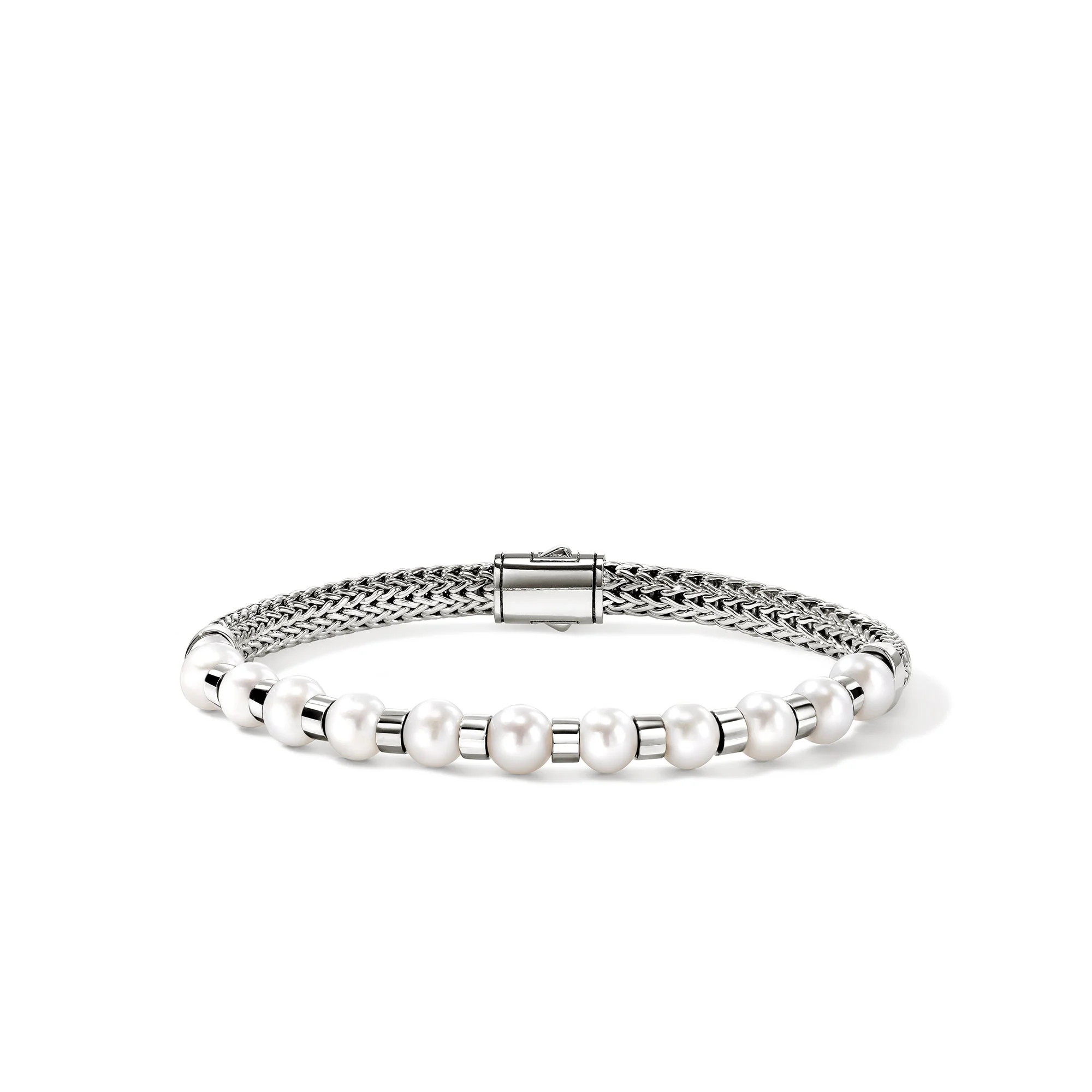JH Essential Pearl Bracelet, Sterling Silver - 1