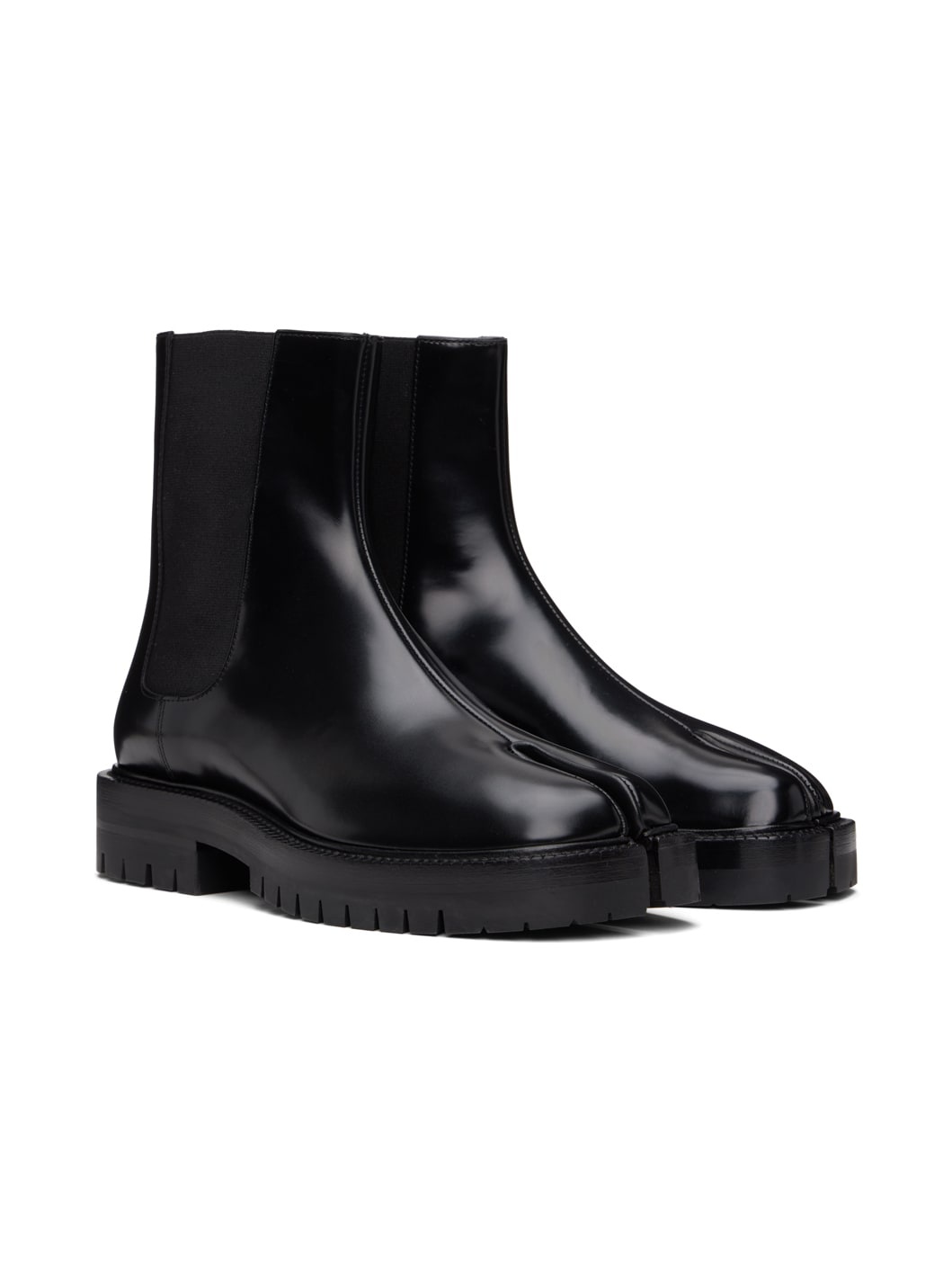 Black Tabi Chelsea Boots - 4