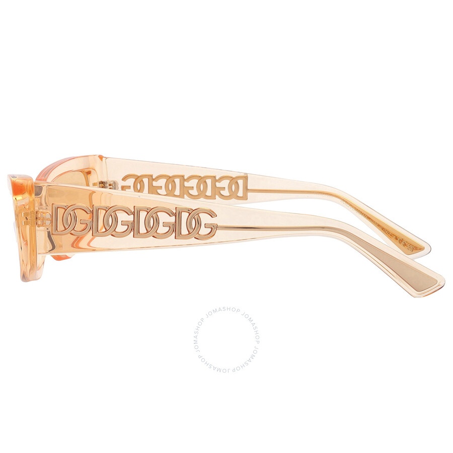 Dolce and Gabbana Light Orange Cat Eye Ladies Sunglasses DG4445 3046/7 54 - 5
