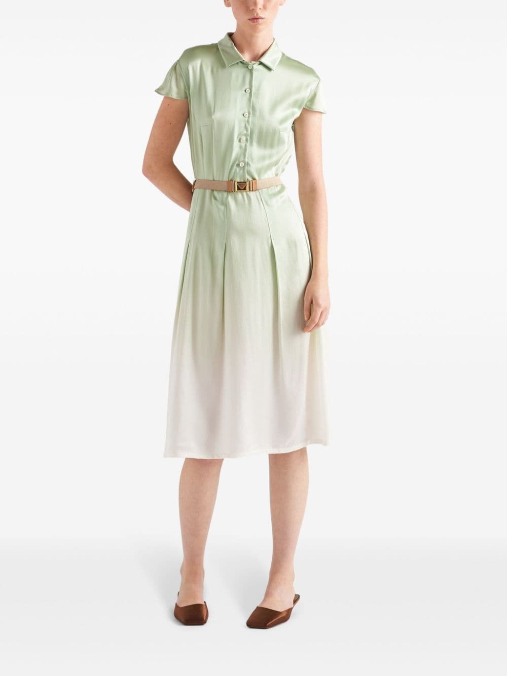 gradient-effect midi dress - 2