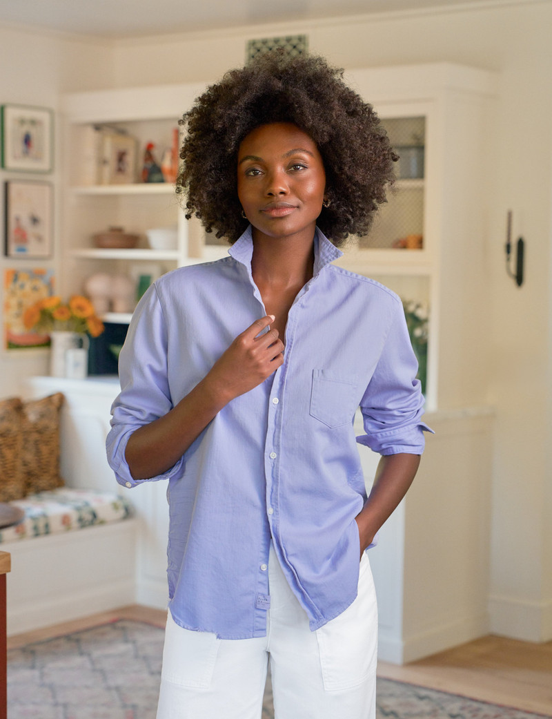 Relaxed Button-Up Shirt 1