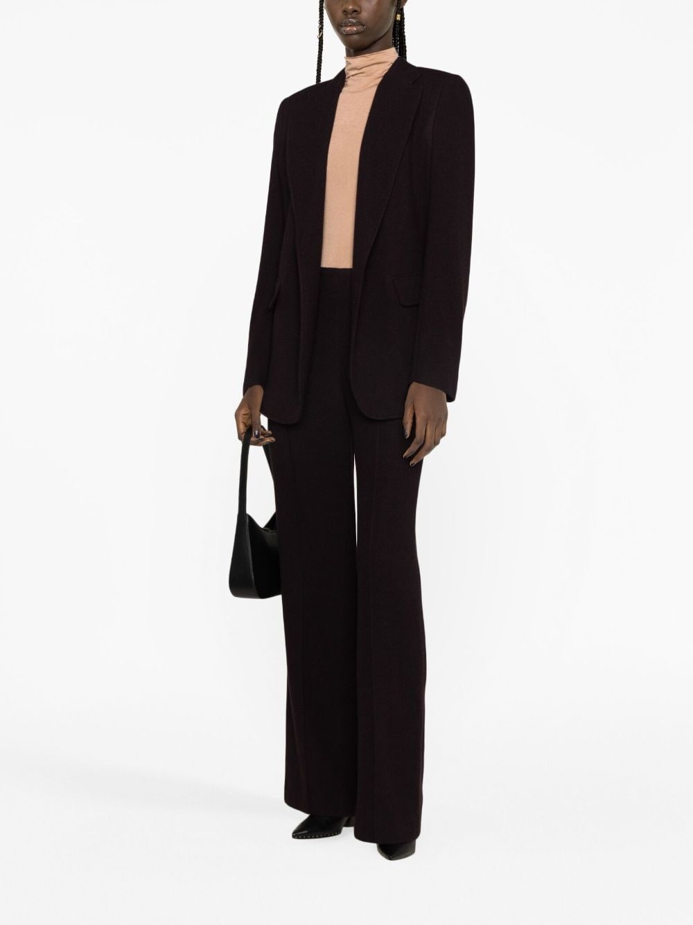open-front tailored blazer - 2