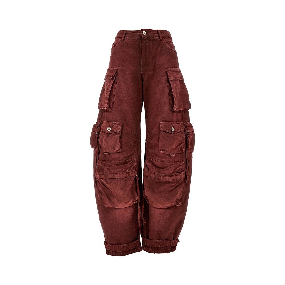 【関税込み】The Attico レッド Fern カーゴパンツ THE ATTICO 'FERN' CARGO PANTS | rboutique | REVERSIBLE