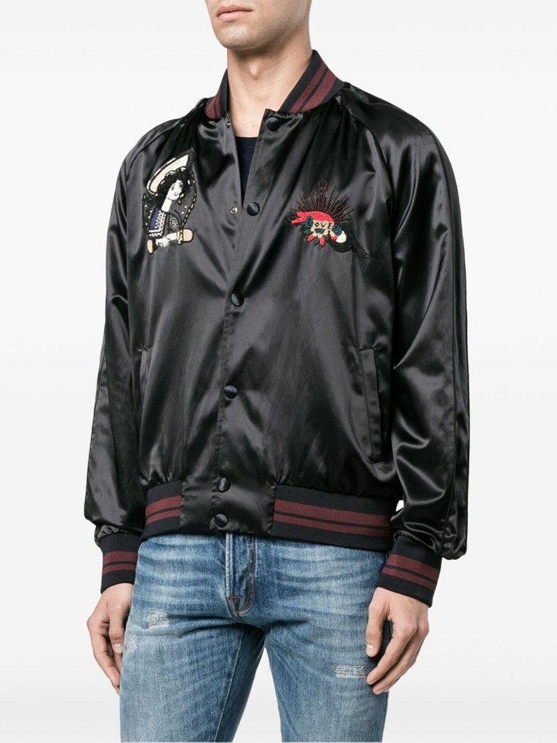 motifs-embroidered bomber jacket 3