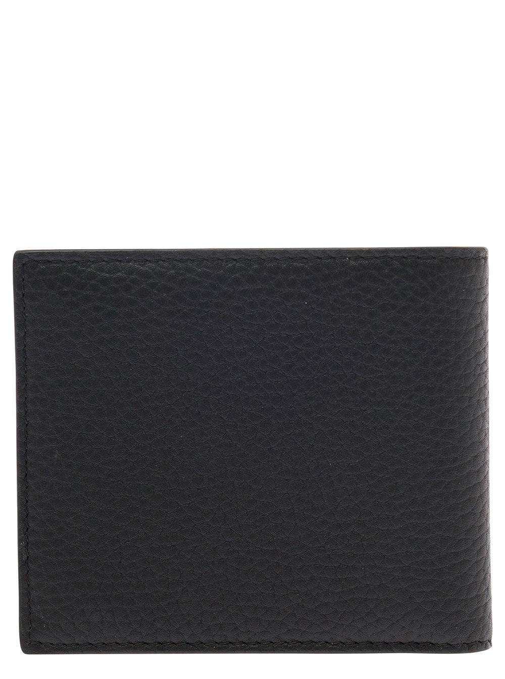 Dolce & Gabbana Men Black Bifold Wallet With Quilted Leather In Leather Man - 4