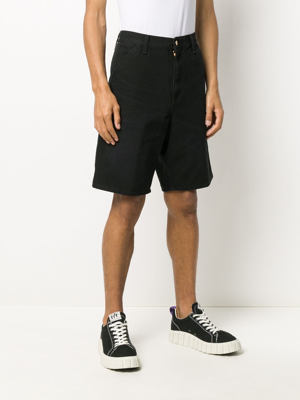 wide-leg cargo shorts - 3