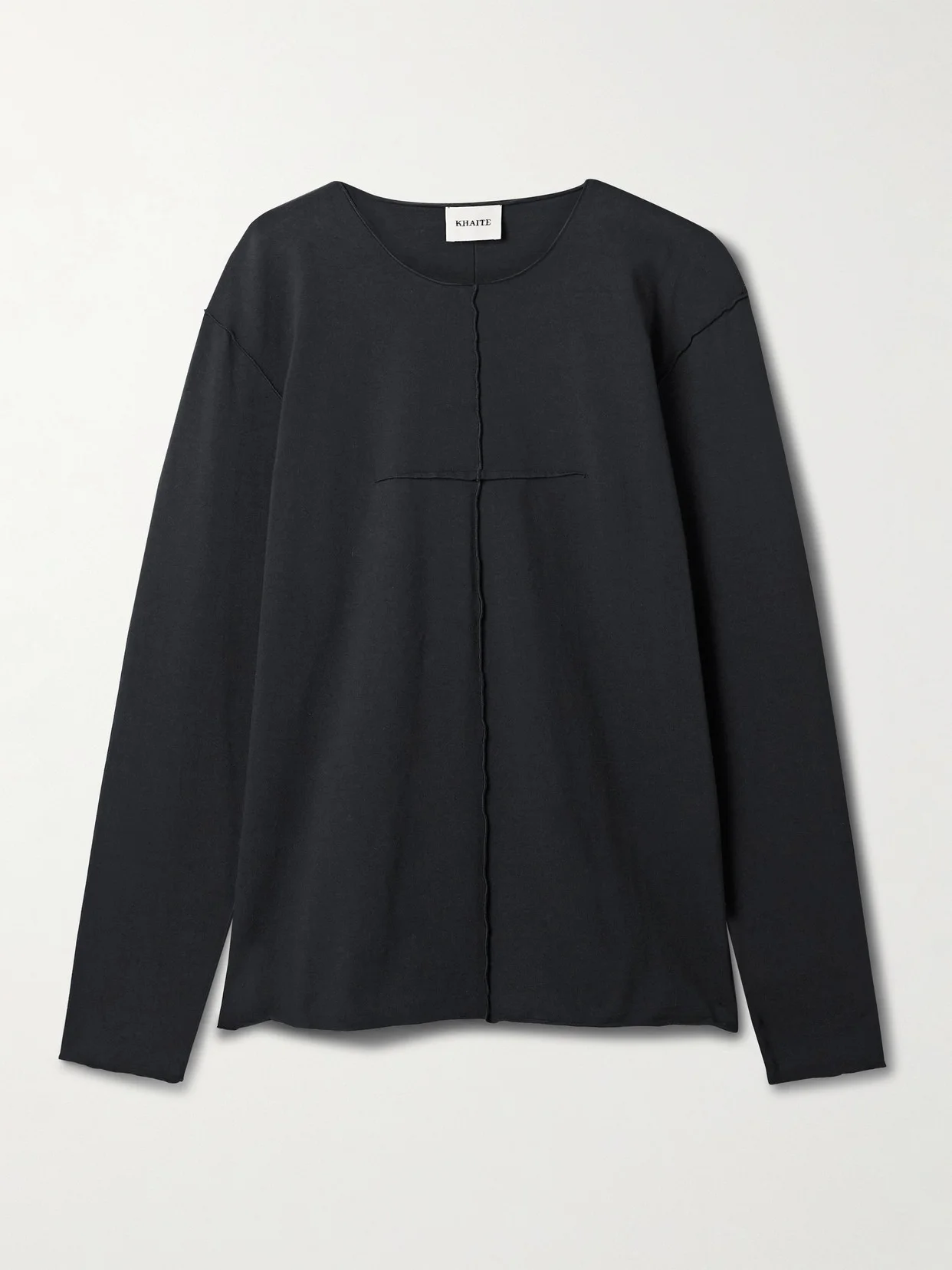 Kit Paneled Cotton-jersey T-shirt - 1