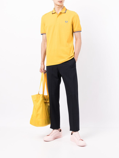 Fred Perry logo embroidered polo shirt outlook