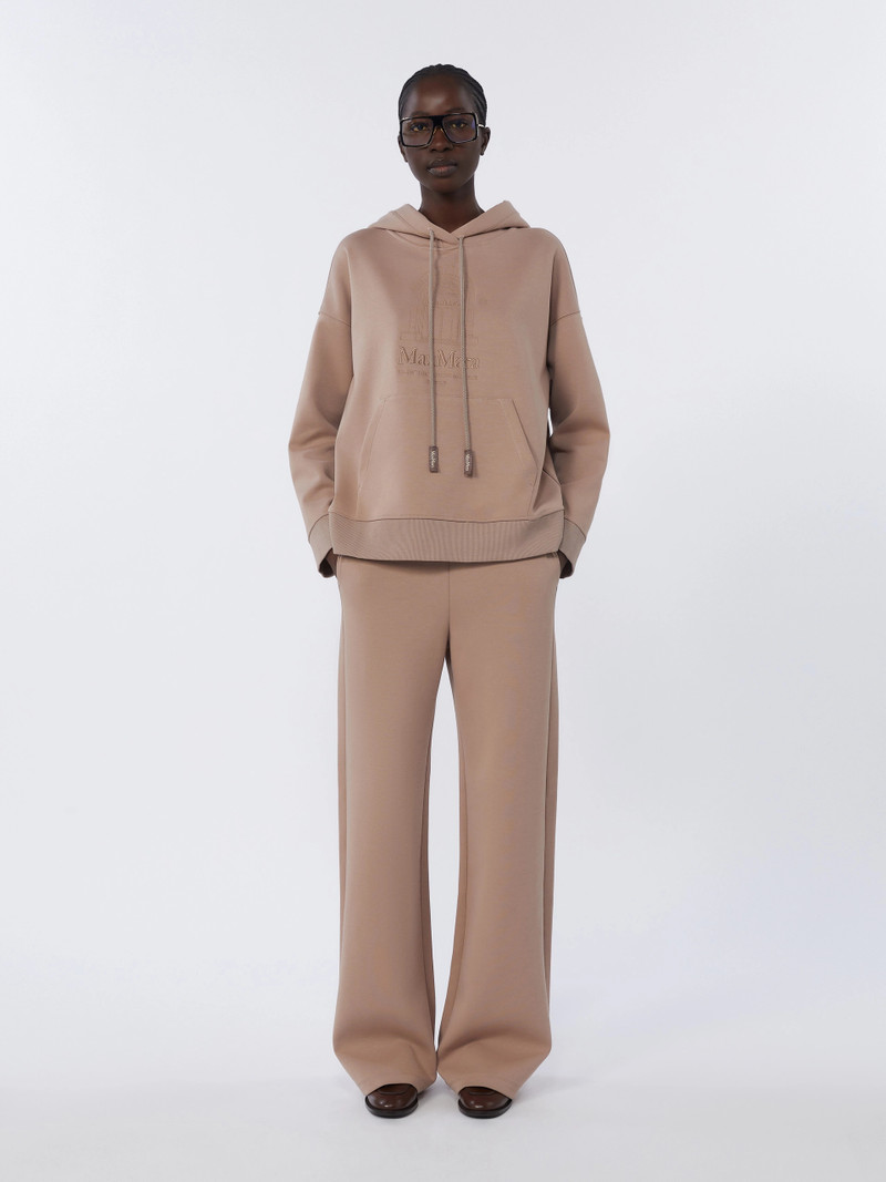 'S Max Mara Wide-fit jersey trousers - PINK outlook