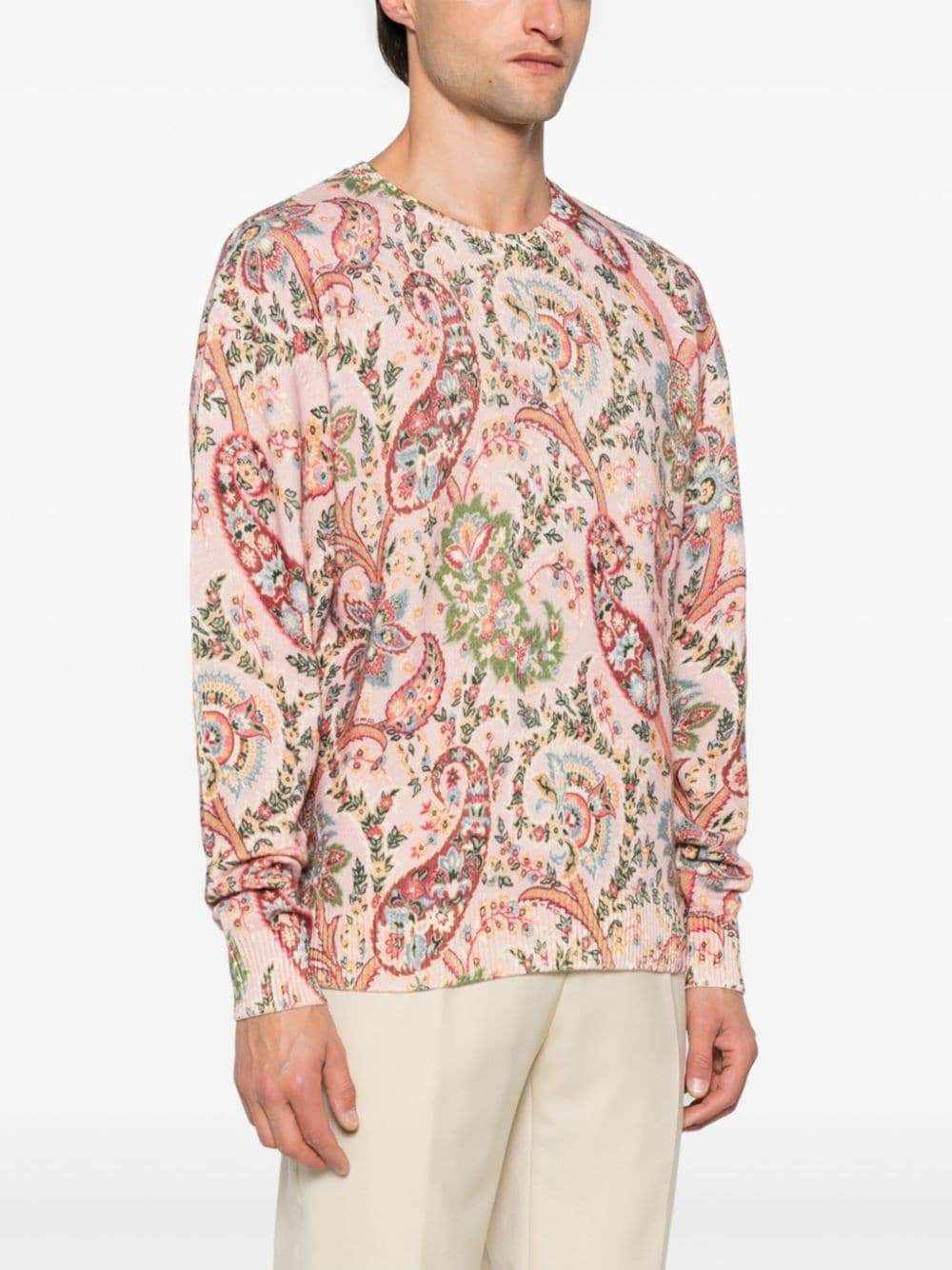 paisley-print sweater - 3