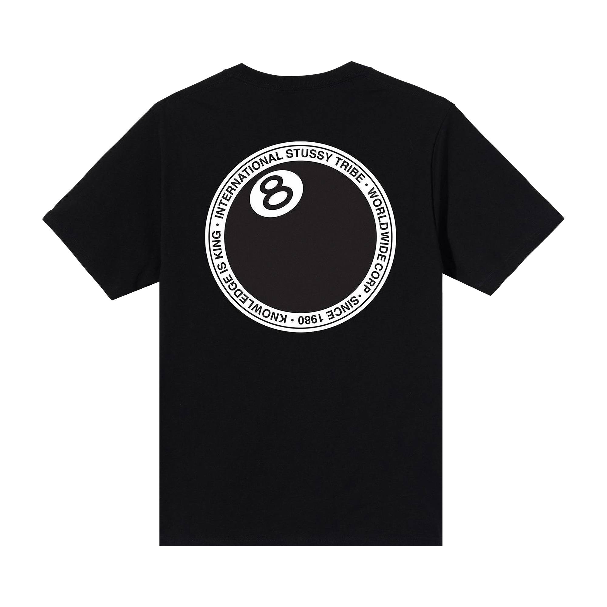 Stussy 8 Ball Dot Tee 'Black' - 2