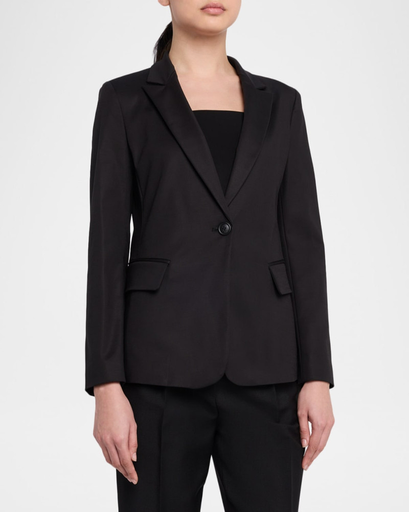 Cotton Couture Single-Button Blazer 4