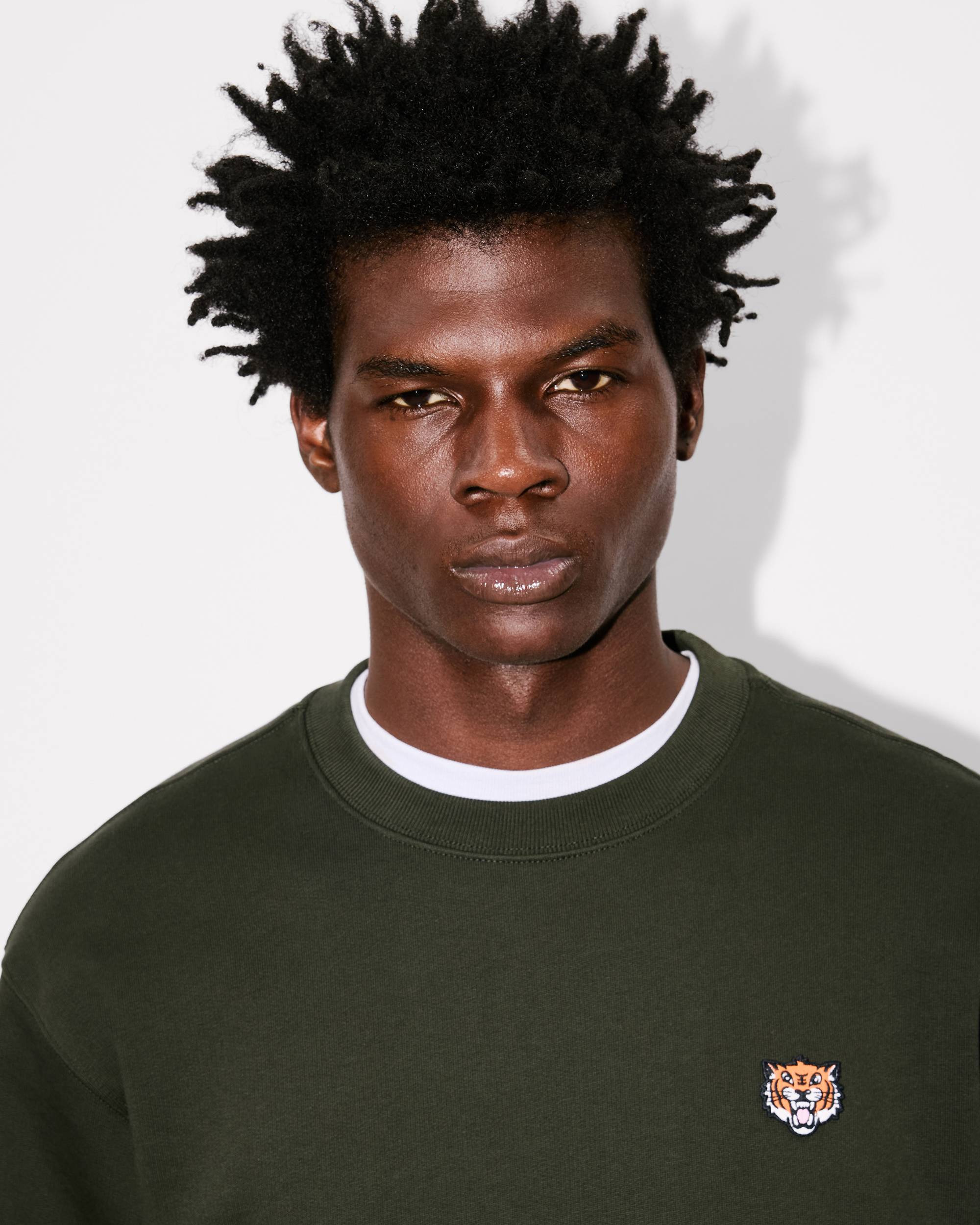 'KENZO Happy Tiger' embroidered sweatshirt in cotton - 6