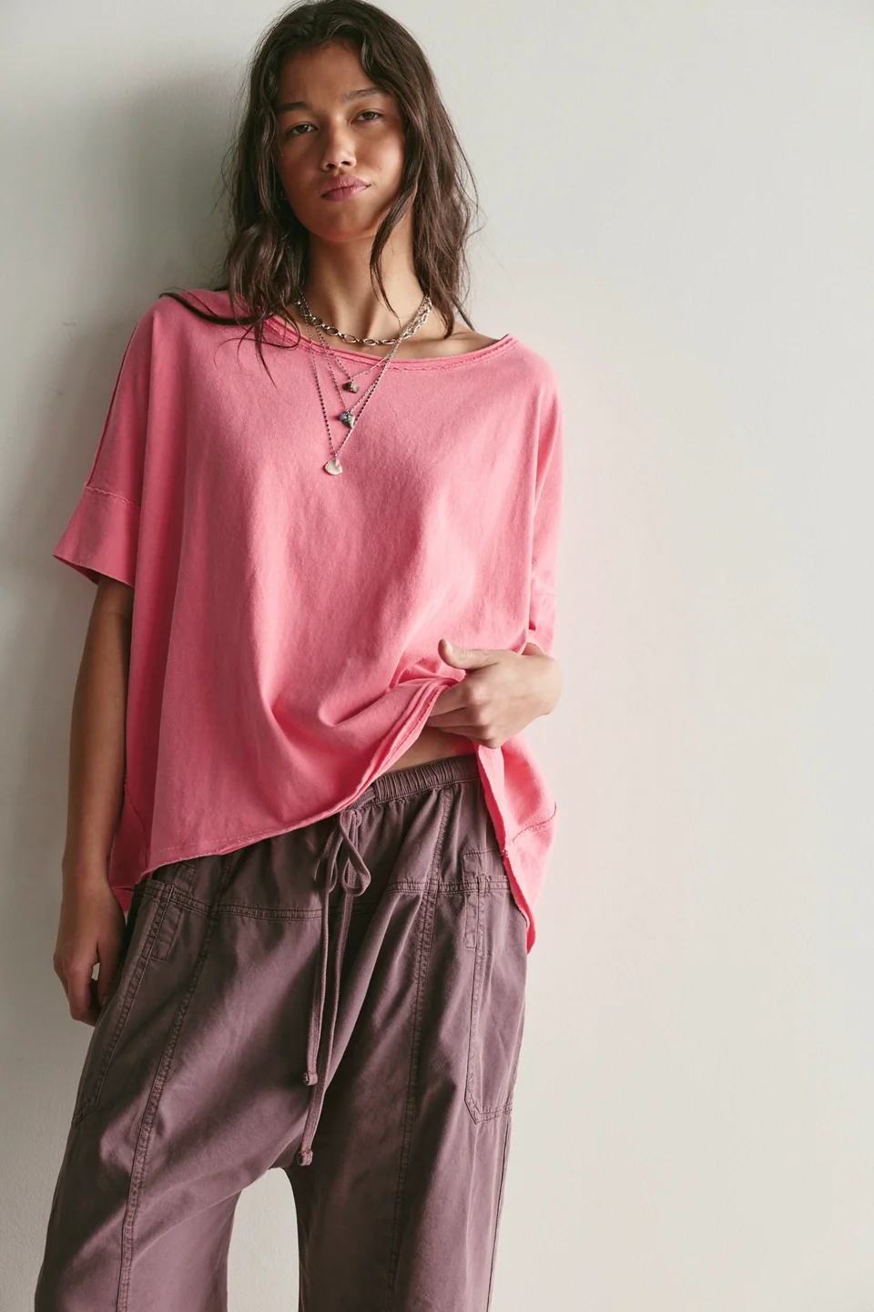 We The Free Rex Oversized Cotton Tee - 1