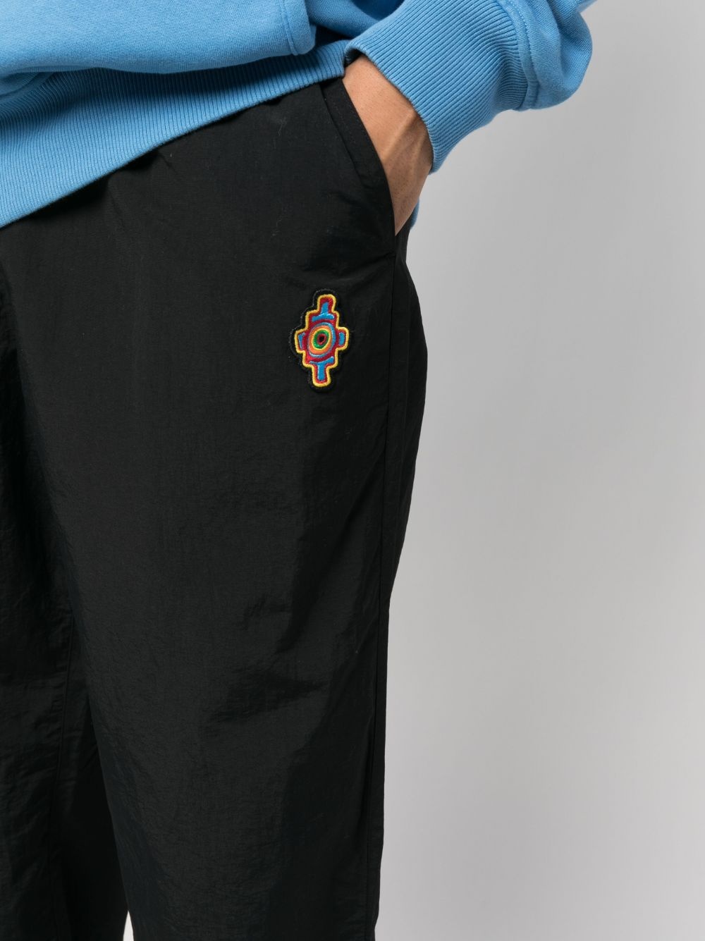 logo-patch track pants - 5