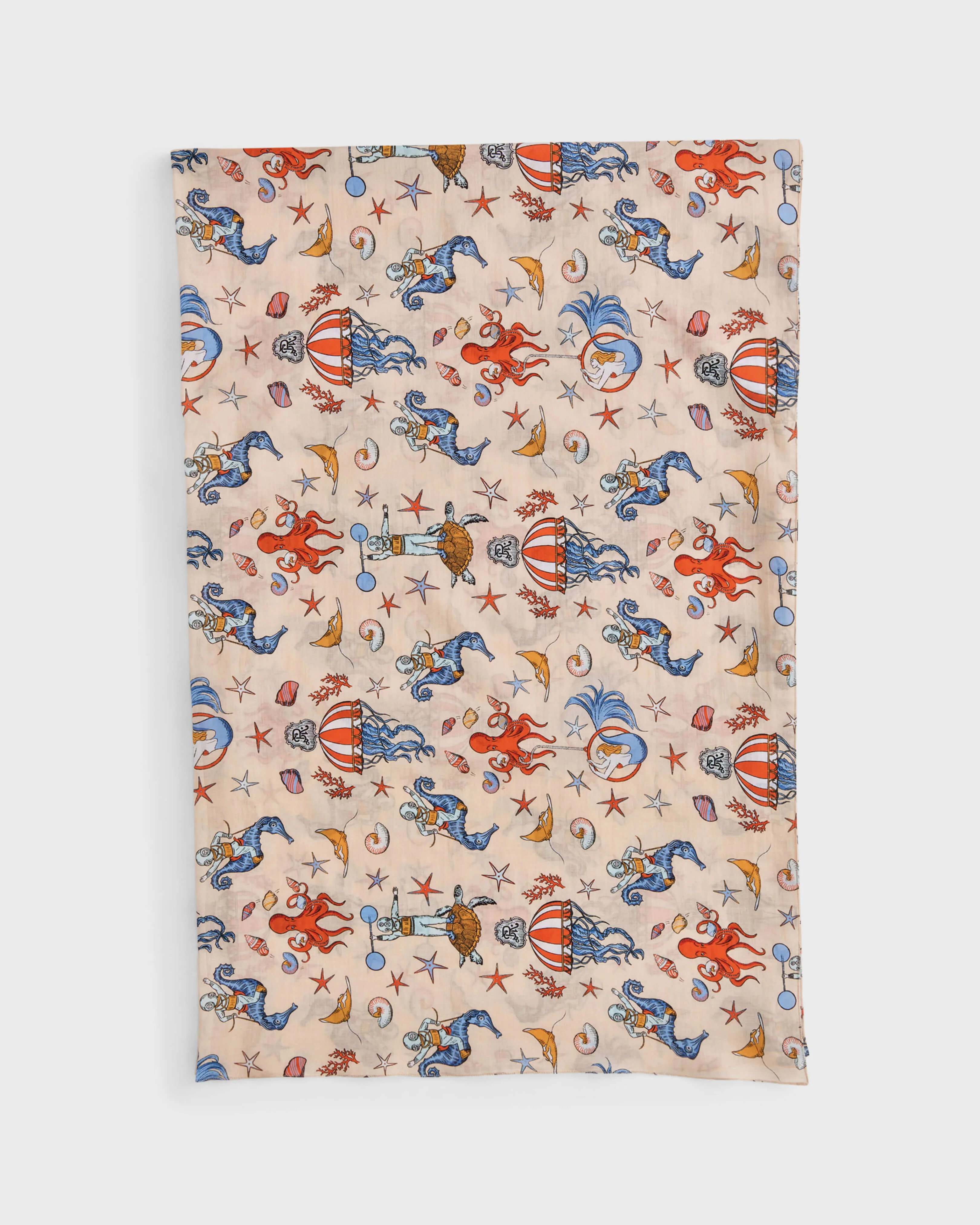 Cotton Pareo Aqua Circus - Vilebrequin for St. Regis - 1