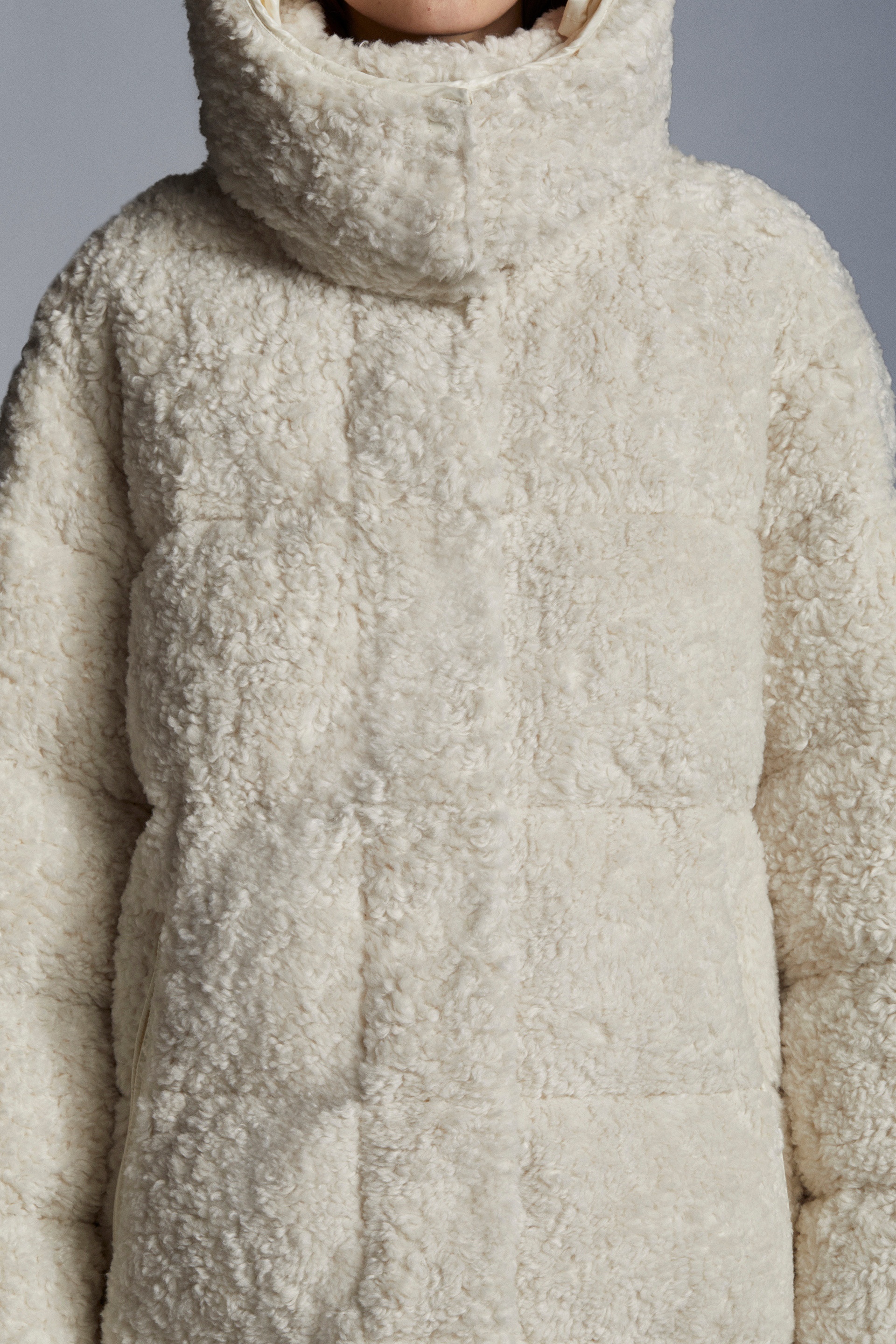 Moncler Hainardia Long Down Jacket | REVERSIBLE