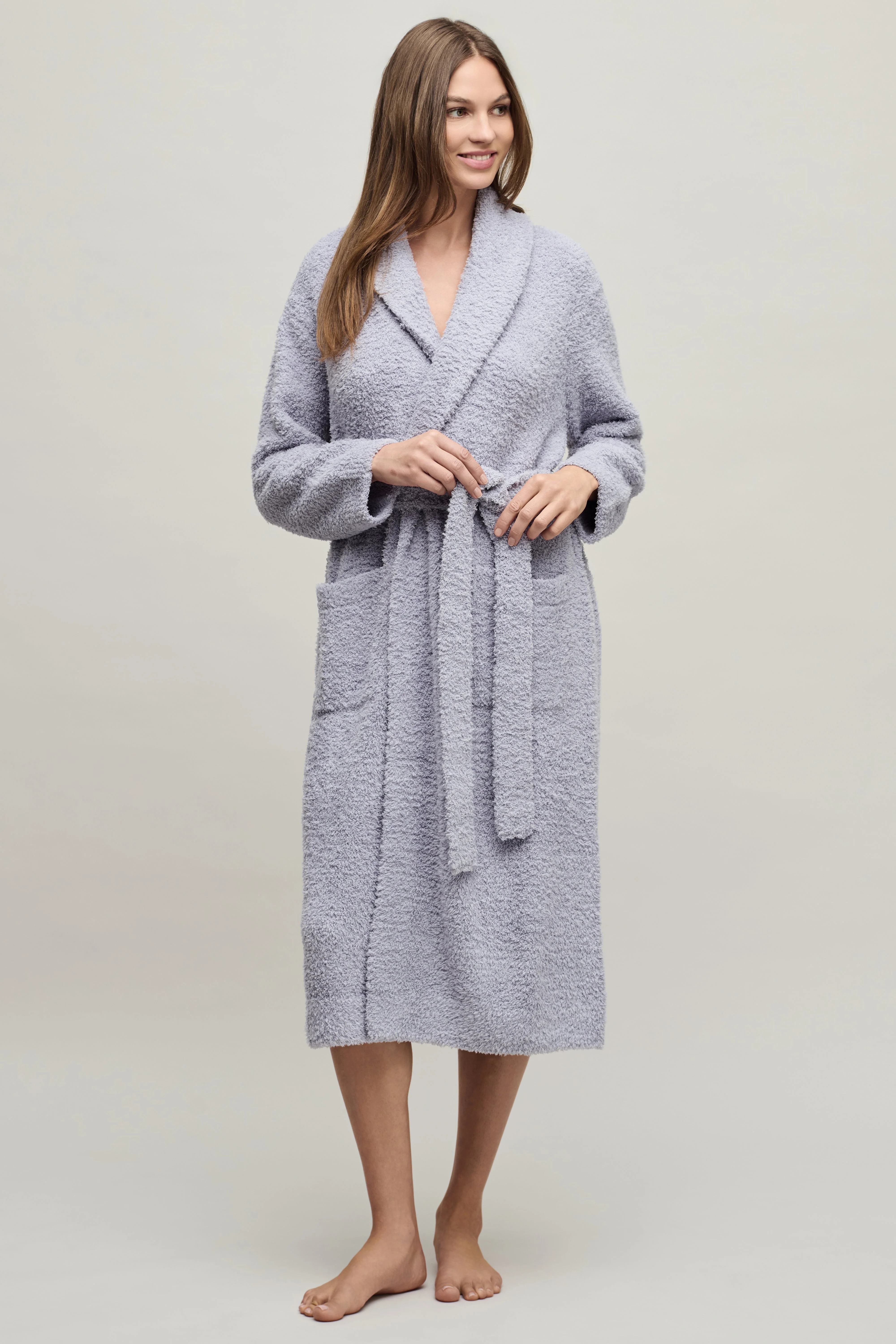 CozyChic® Long Solid Robe - 1
