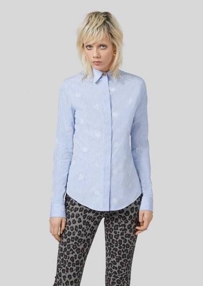 VERSACE Embroidered Cotton Poplin Shirt outlook