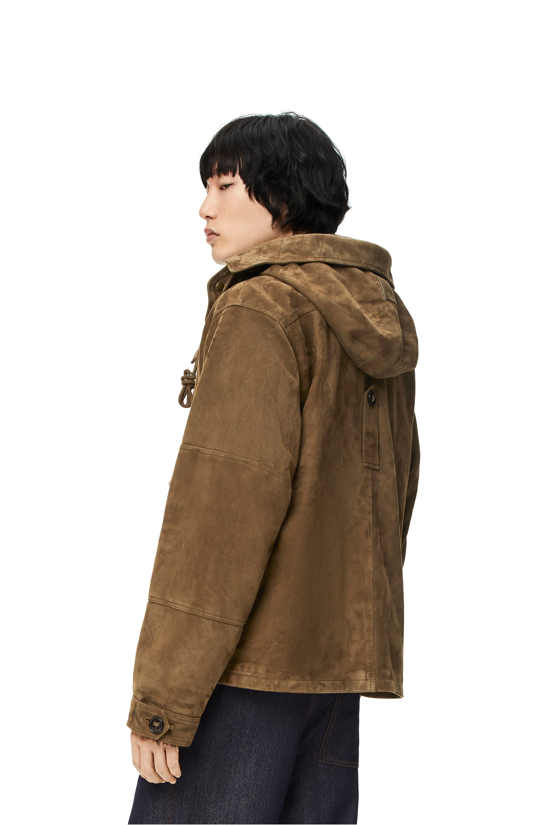 Parachute jacket in suede - 4