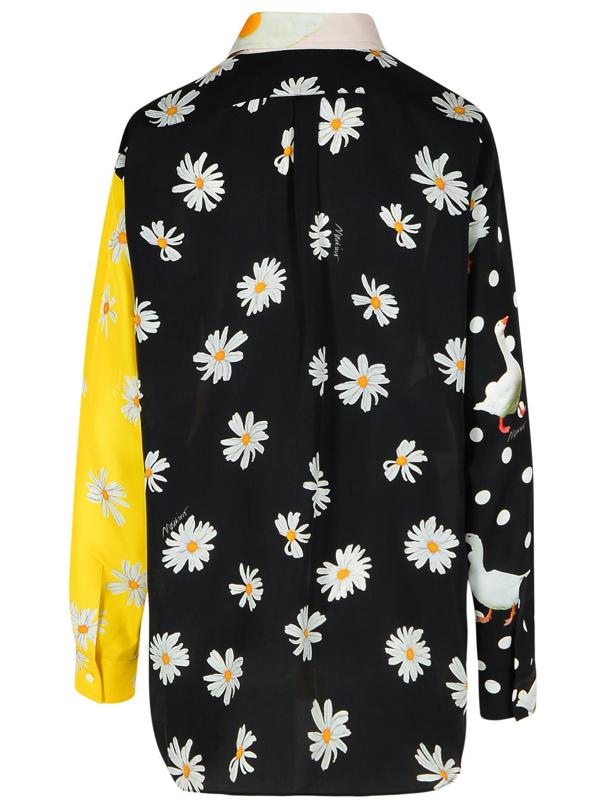 Moschino 'Patchwork' Multicolor Silk Shirt Women - 3