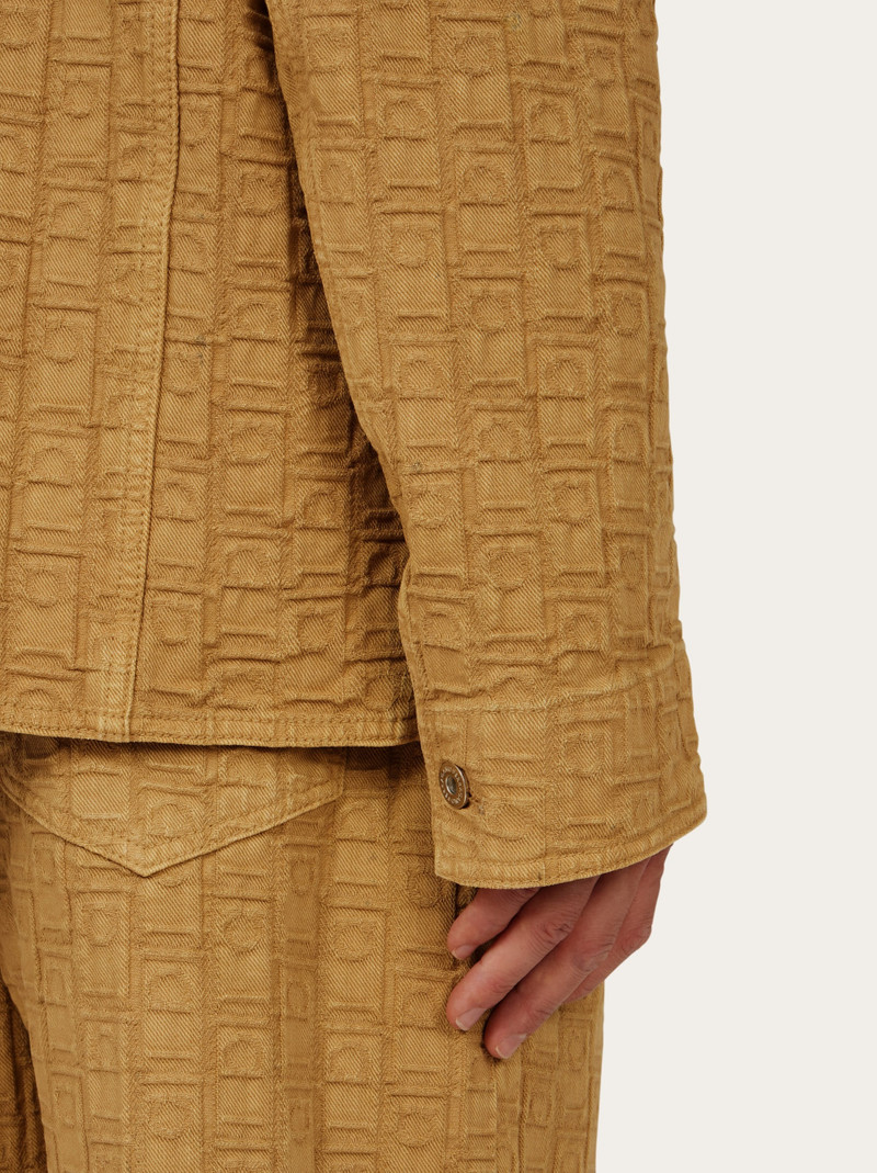 Ferragamo Monogram over shirt 5