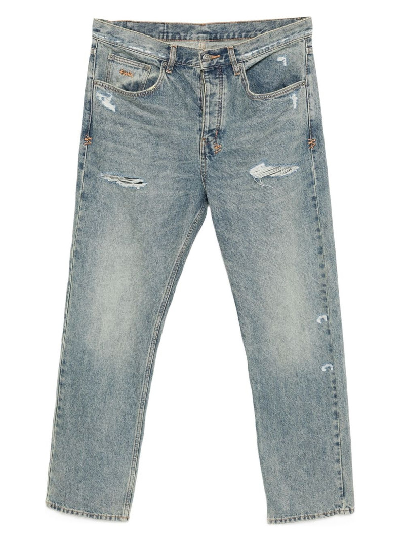 distressed-detail jeans 1