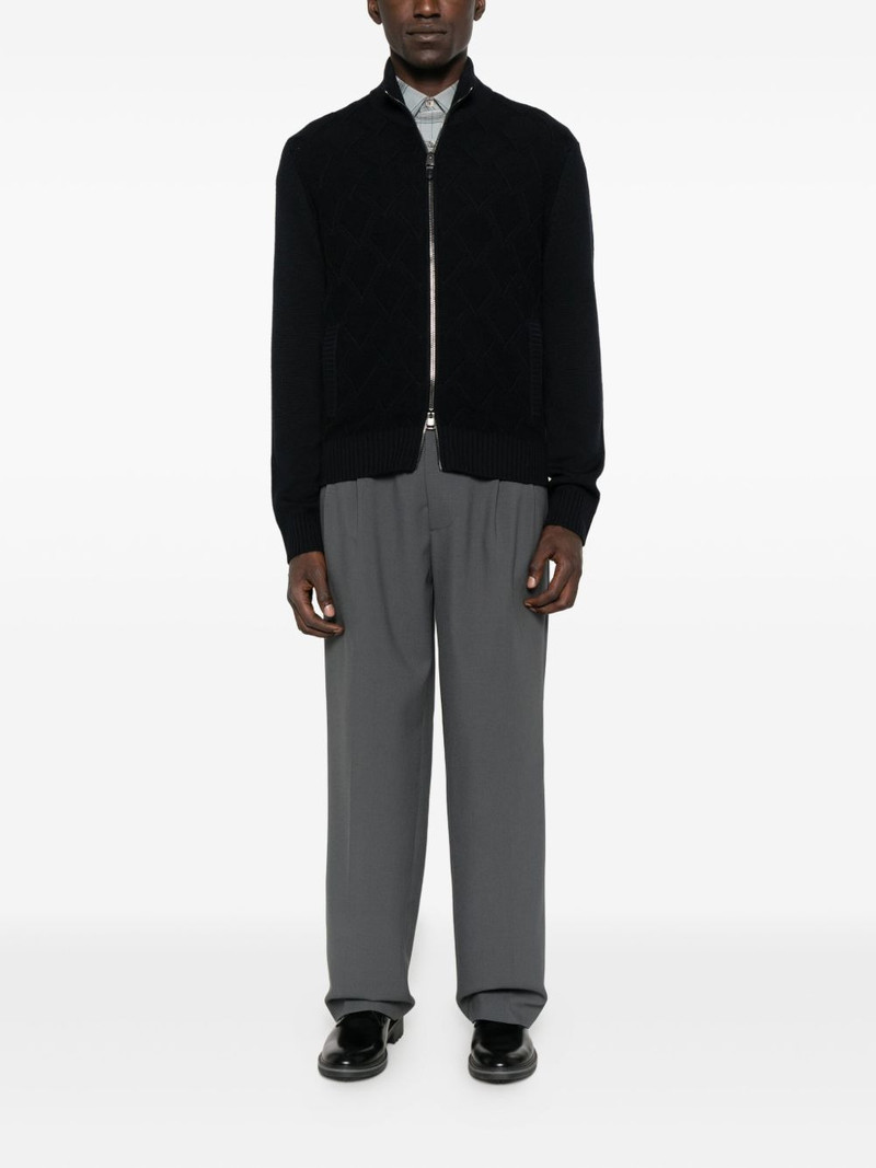 Canali zip-up cardigan outlook