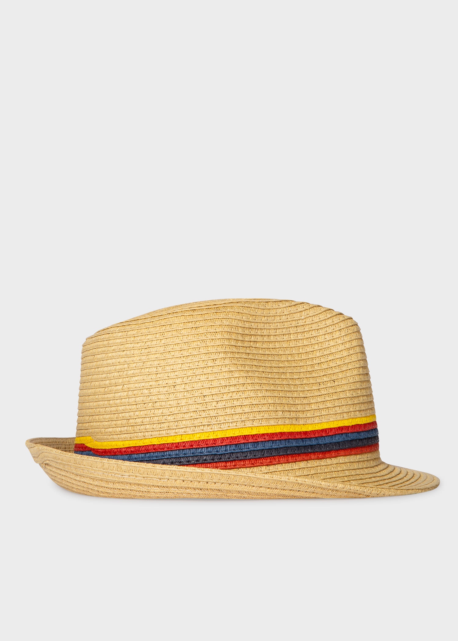 'Artist Stripe' Raffia Trilby Hat - 1