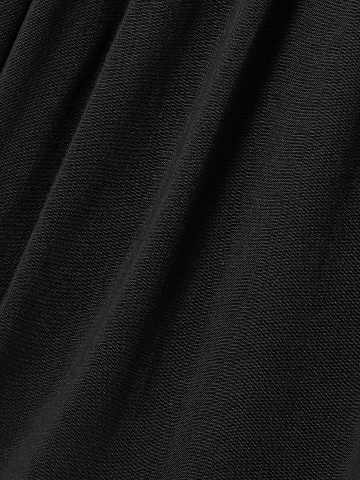 Hedy Strapless Gathered Linen And Voile Maxi Dress - 4