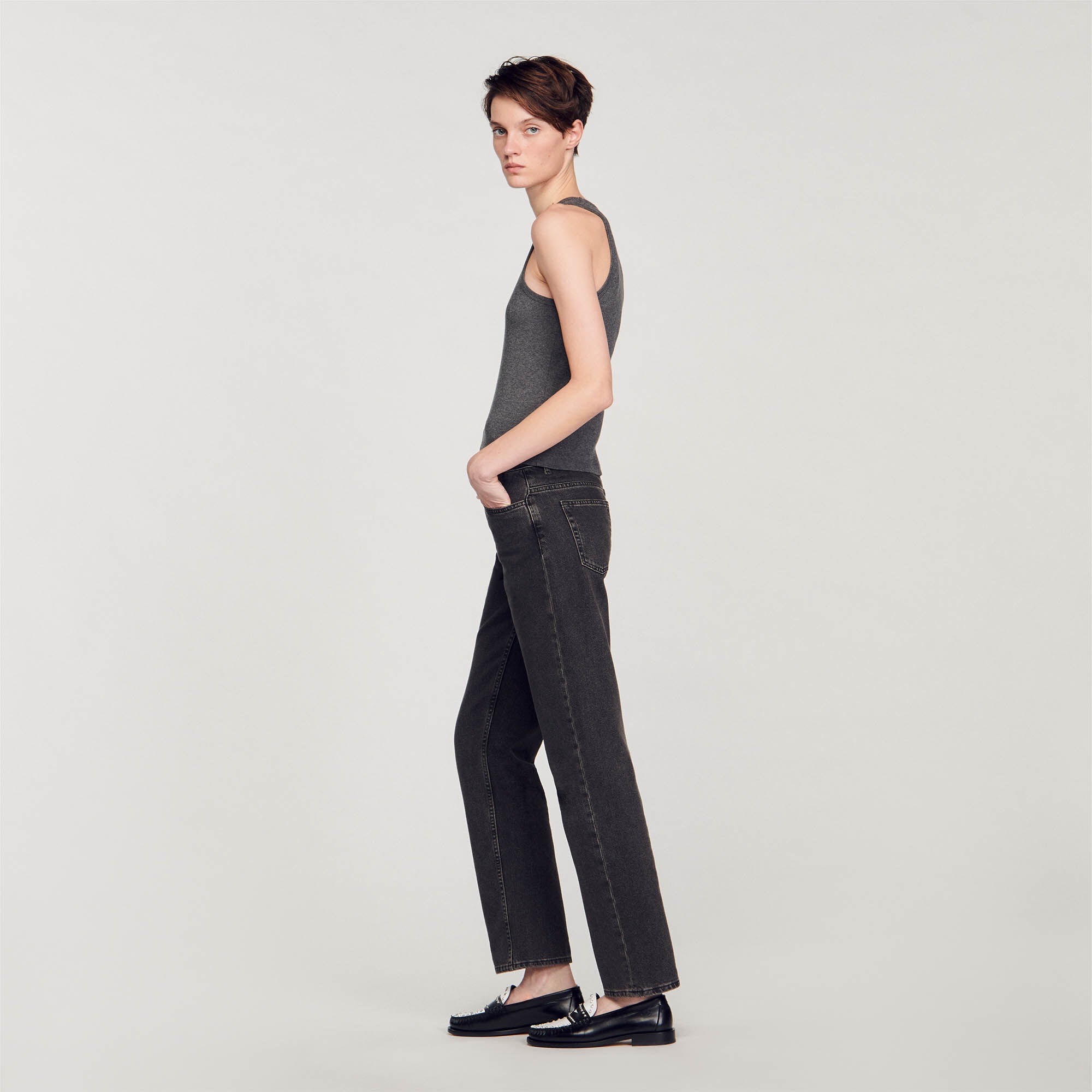 VEST TOP WITH AMERICAN ARMHOLES - 7