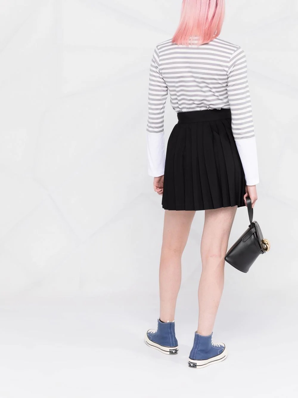 horizontal-stripe long-sleeve T-shirt - 6
