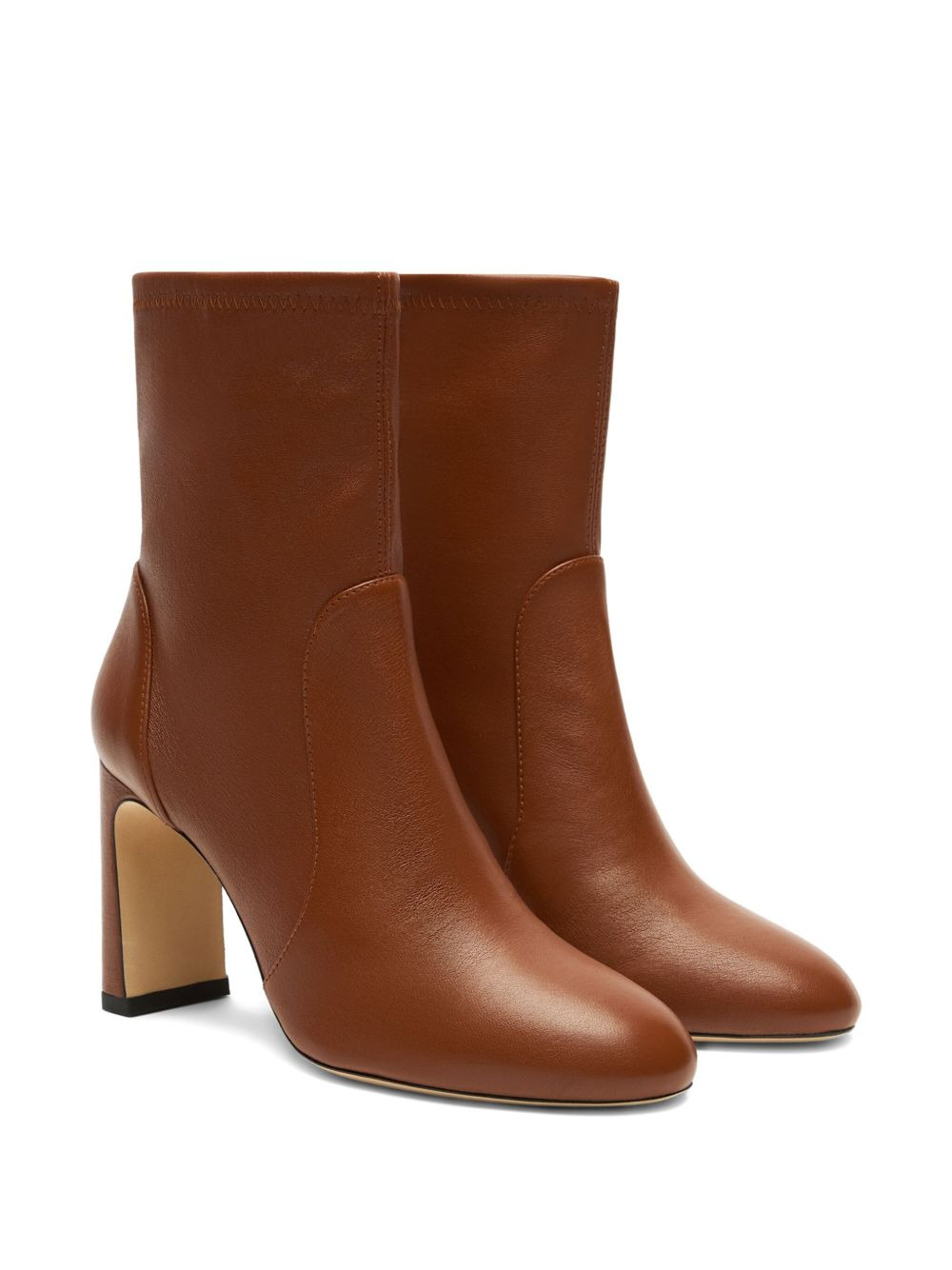 85mm Babette leather ankle boots - 2