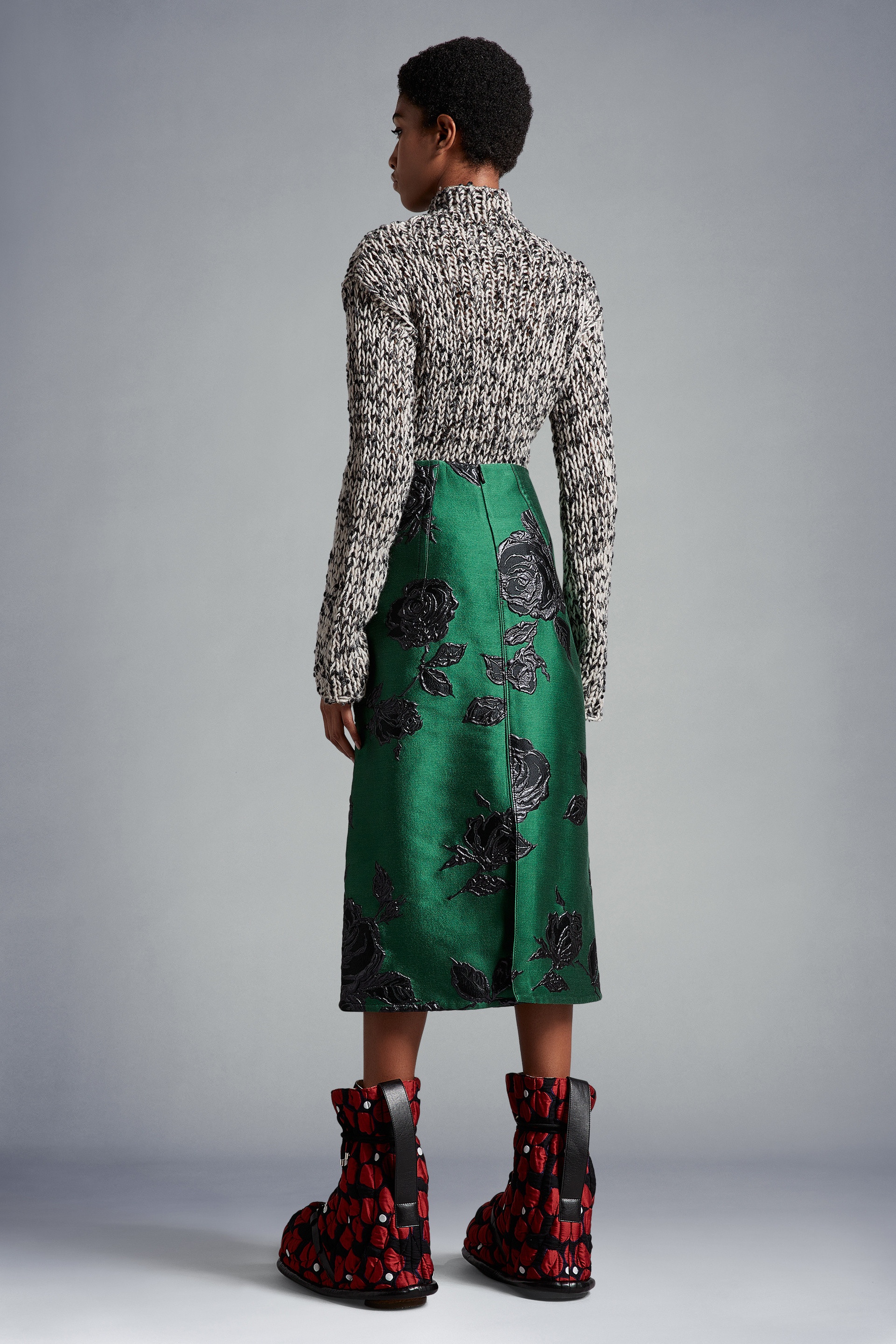 Jacquard Midi Skirt - 3